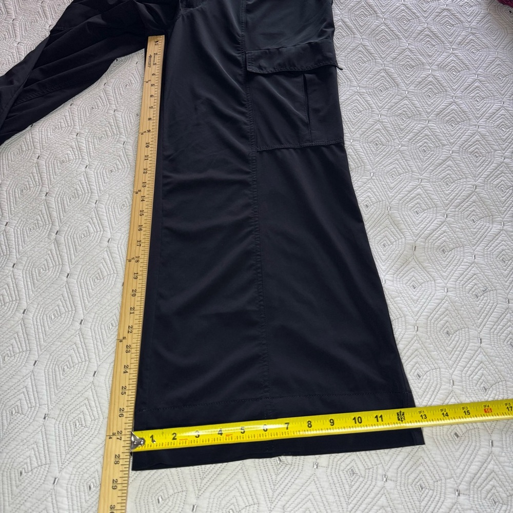 Athleta Black Wide Leg Cargo Pants - Picture 14 of 16